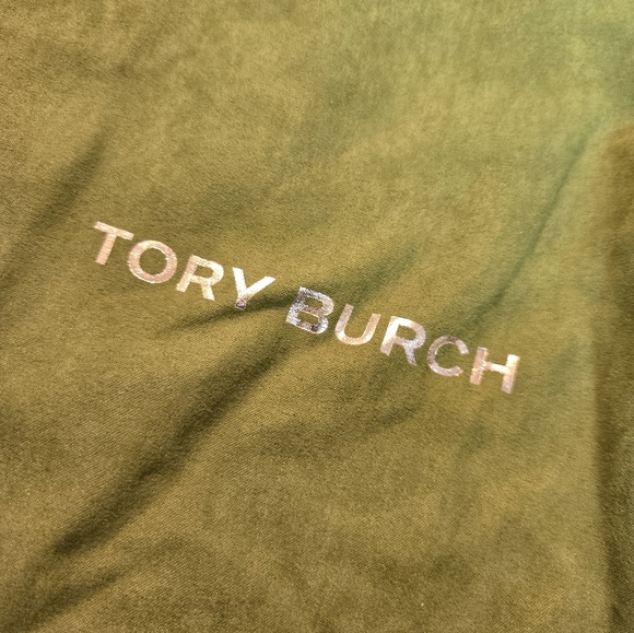 Tory Burch Claire Cap-Toe Quilted Ballet – Dew Blue/Gold/Silver – Size 7 - Picture 8 of 8